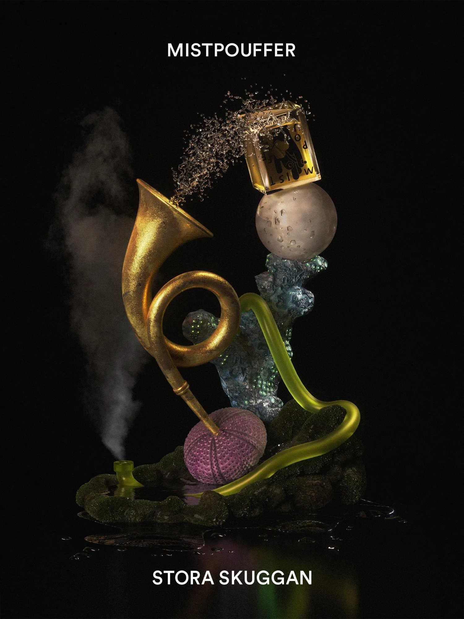 Mistpouffer — Stora Skuggan, 3D rendered artwork