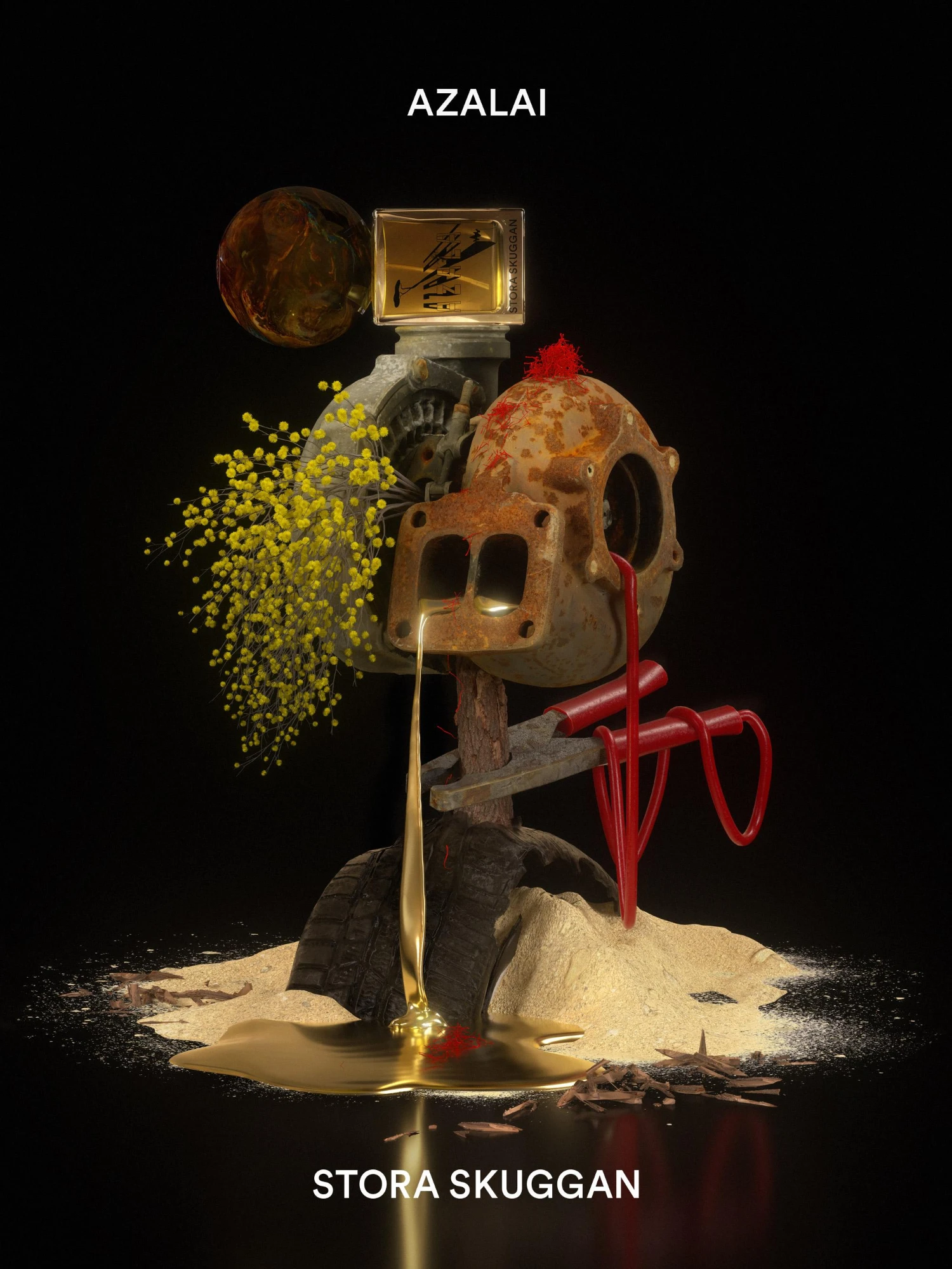 Azalai — Stora Skuggan, 3D rendered artwork